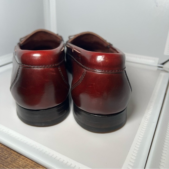 Nordstrom Burgundy Kiltie Tassel Loafers USA Mens 8 1/2 D 527109 - Picture 5 of 11
